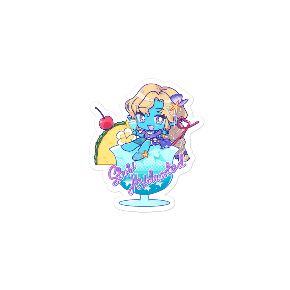 JimbleeVT Stay Hydrated Bubble-free sticker